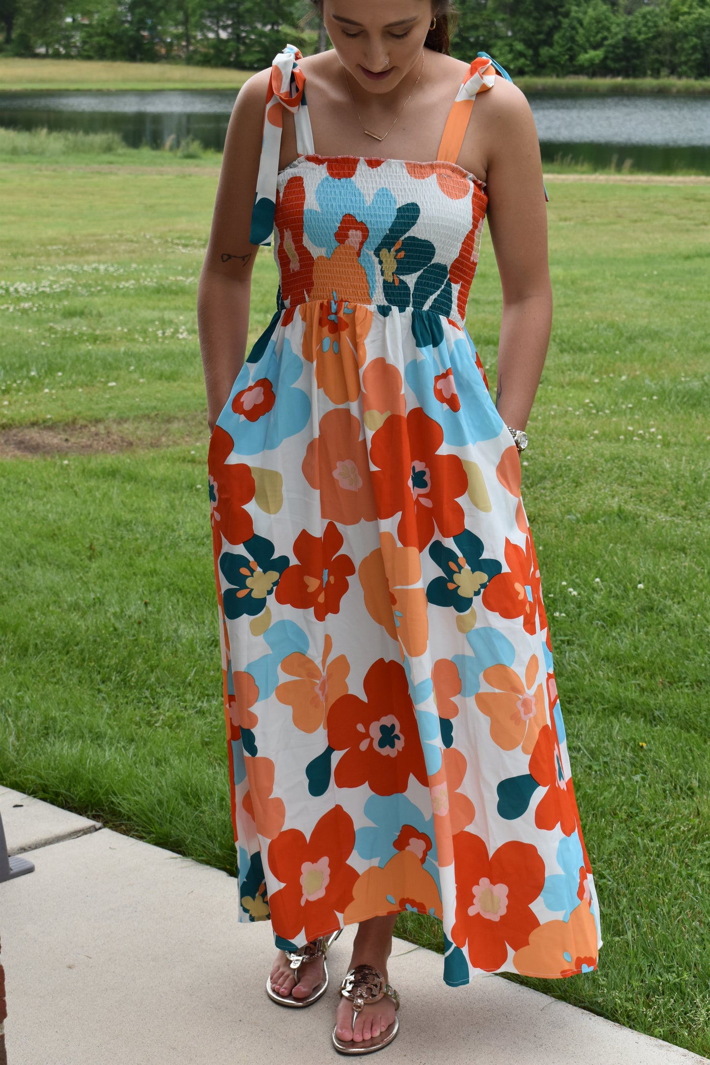 Floral Sunset Dress